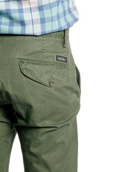 Spodnie Materiałowe Męskie Lee Chino Slim Green L768CA67